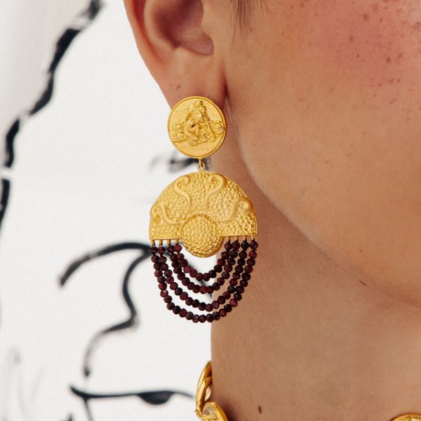 Brincos Flautas Entrelaçadas