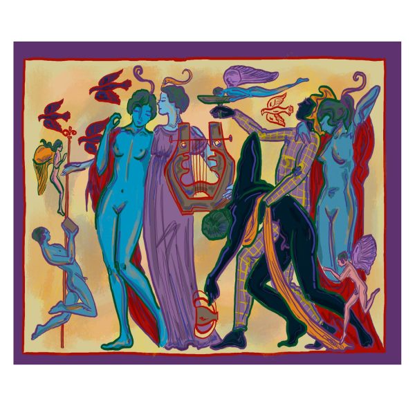 Lenço As Danças Ao Luar