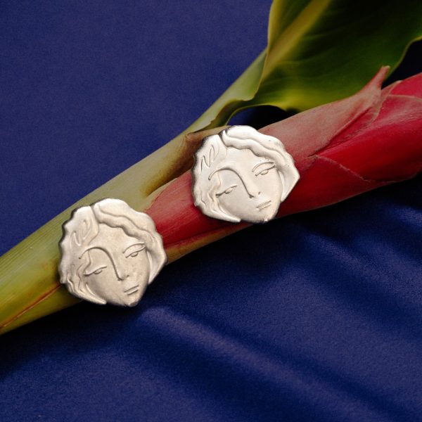 Brincos Bilitis Prata Grande