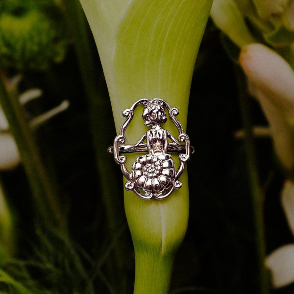 Anel Perfume Embriagador Prata Pequeno